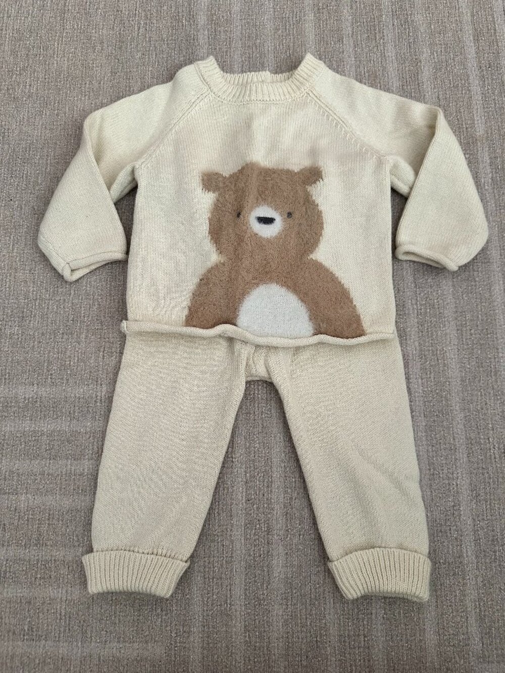Little Me Sweater and Matching Jogger Set Sz 9M